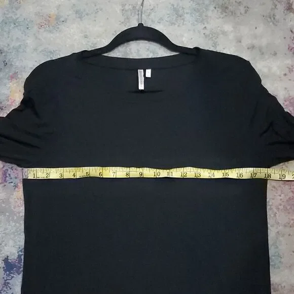 Banana Republic The Signature Tee Collection Long Sleeve Tunic in Black Size S - Picture 9 of 13